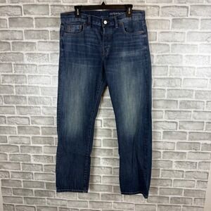 Outerknown SEA Jeans Local Straight Fit Mens 34 x 32 Organic Cotton Medium Wash